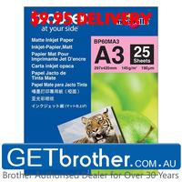 Brother BP-60MA3 Matte Paper Genuine (BP-60MA3)