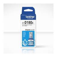 Brother BTD180C Genuine Cyan Ink Bottle - Up to 5,000 Pages