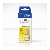Brother BTD180Y Genuine Yellow Ink Bottle - Up to 5,000 Pages