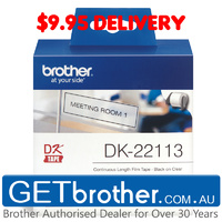 Brother DK-22113 Clear Roll Genuine - 15.24 meters (DK-22113)
