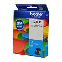 Brother LC-23EC Genuine Cyan Super High Yield Ink Cartridge - Up to 1,200 Pages
