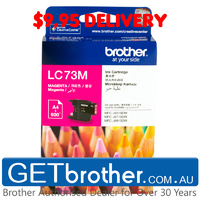 Brother LC-73 Magenta Ink Cartridge Genuine - 600 pages  (LC-73M)