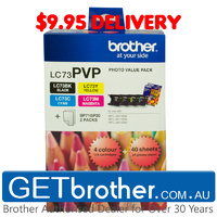 Brother LC-73 Photo Value Pack Genuine (LC-73PVP)