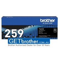 Brother TN-259BK Black Toner Cartridge Genuine (TN-259BK) - 4,500 Pages