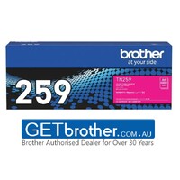 Brother TN-259M Magenta Toner Cartridge Genuine - (TN-259M) 4,000 Pages