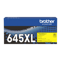 Brother TN-645XLY Genuine Yellow High Yield Toner Cartridge - Up to 4,500 Pages