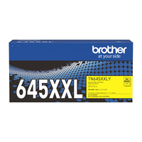 Brother TN-645XXLY Genuine Yellow Super High Yield Toner Cartridge - Up to 6,500 Pages