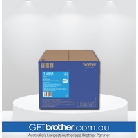 Brother TN-851C Cyan Toner Cartridge Genuine - 6,500 Pages (TN-851C)