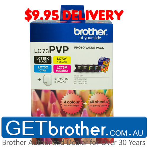 Brother LC-73 Photo Value Pack Genuine (LC-73PVP)