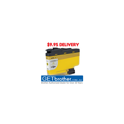 Brother LC-3339XLY Yellow Ink Cartridge Genuine - 5,000 pages (LC-3339XLY)