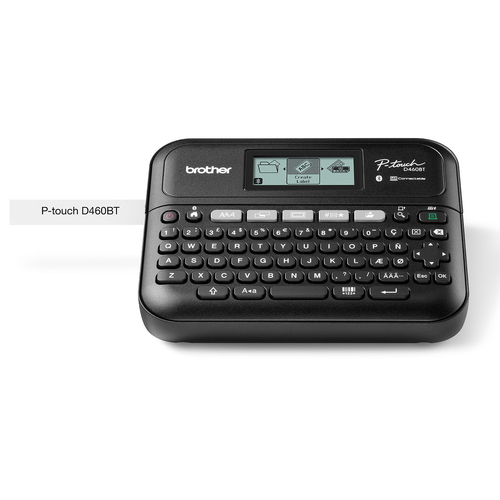Brother PT-D460BT P-touch Bluetooth Desktop Label Maker with 6 x TZe-231 Label Tapes