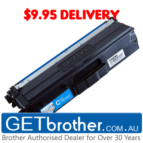 Brother TN-441C Cyan Toner Cartridge Genuine - 1,800 pages (TN-441C)