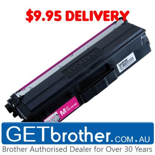 Brother TN-443M Magenta Toner Cartridge Genuine - 4,000 pages (TN-443M)